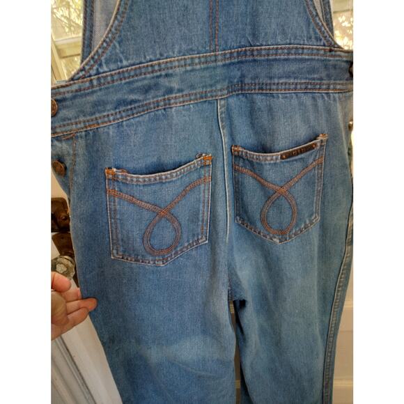 Anthony's overalls, size 5, zipper fly, unhemmed with worn edges, Hong Kong - Picture 8 of 10